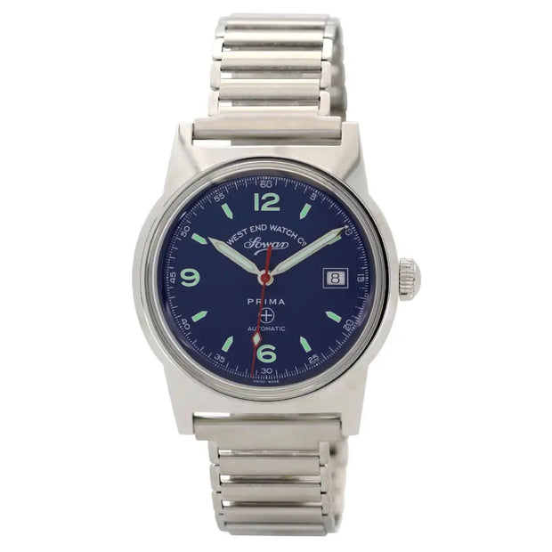 West End New 8152 Automatic 8152.10.3392R Dark Blue Dial Stainless Steel Men's Watch