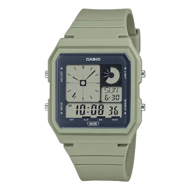 Casio Youth Digital LF-20W-3ADF Green Dial Resin Strap Unisex Watch