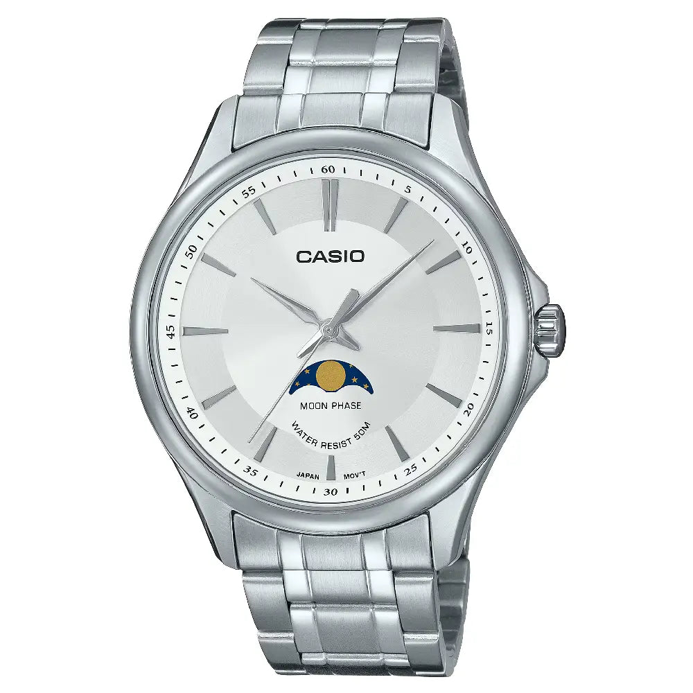 Casio Enticer MTP-M100D-7AVDF Moon Phase Analog Men's Watch