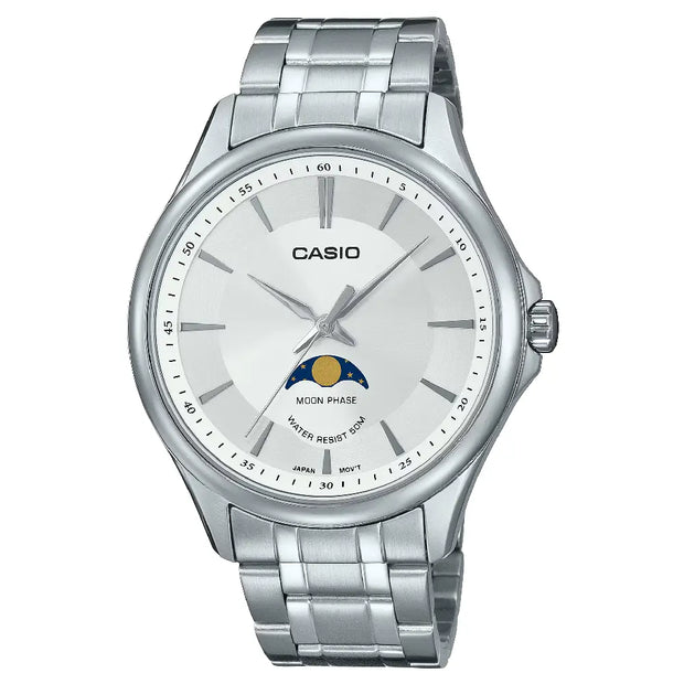 Casio Enticer MTP-M100D-7AVDF Moon Phase Analog Men's Watch