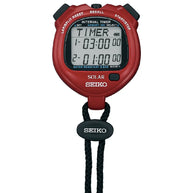 Seiko Solar Stopwatch SVAJ103 Digital LCD Resin Strap Watch