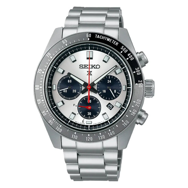 Seiko Prospex SBDL095 (SSC911P1) "Panda" Speedtimer Solar Chronograph Men's Watch