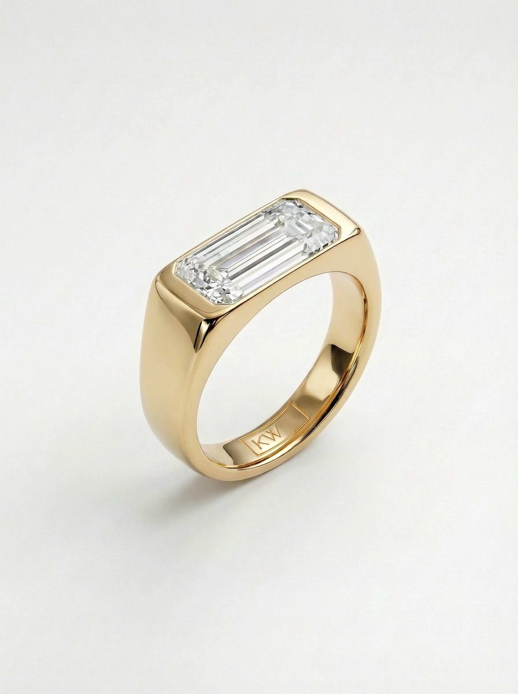 Imperial Emerald Signet Ring