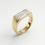 Imperial Emerald Signet Ring