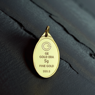 5 Grams Gold Pendant 24K – (JESUS) Design