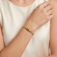 18K Gold Bangle