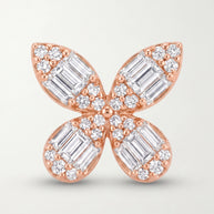 Enchanted Baguette Diamond Butterfly Earrings