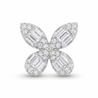 Enchanted Baguette Diamond Butterfly Earrings