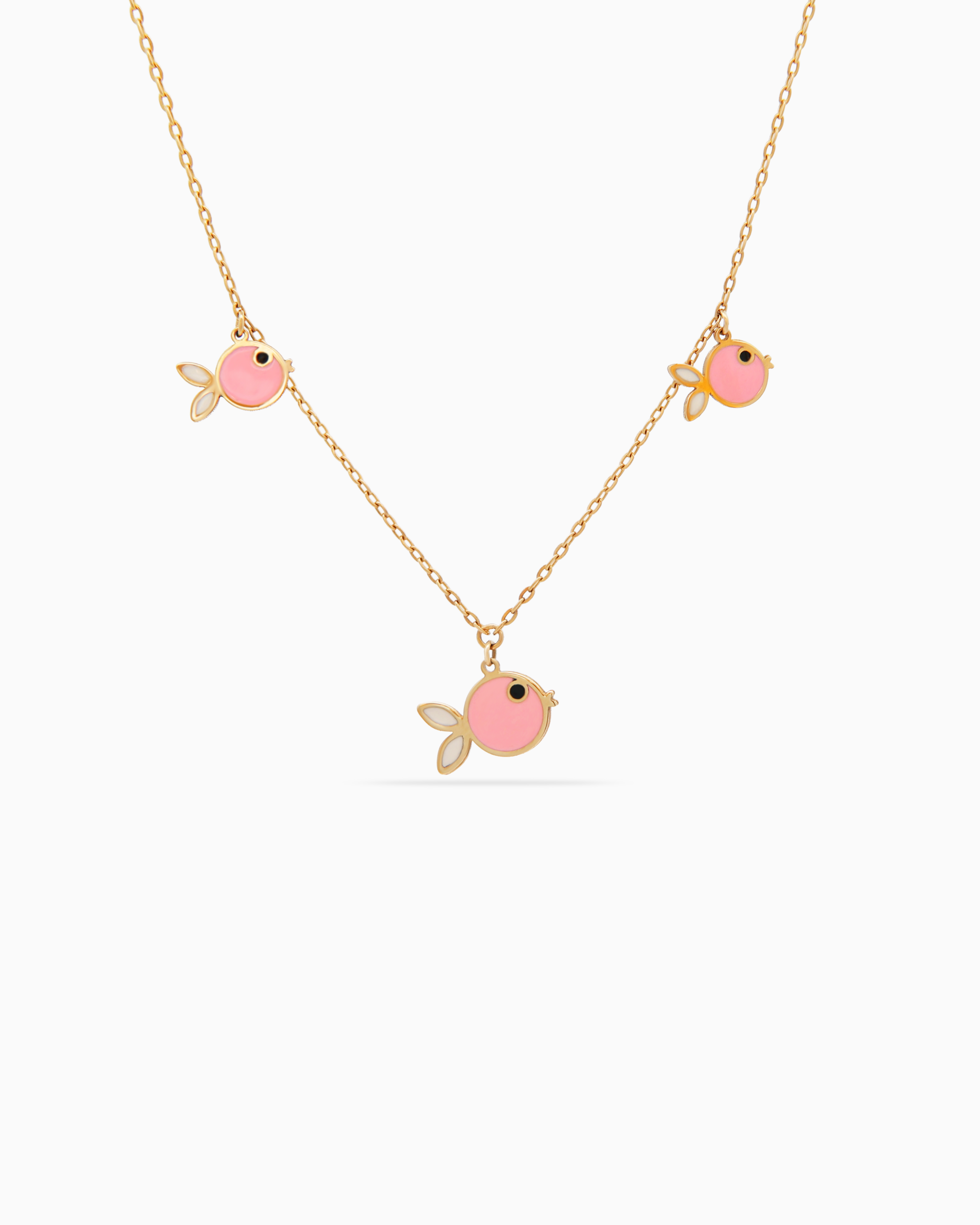 18K Yellow Gold Kids Jewelry Set