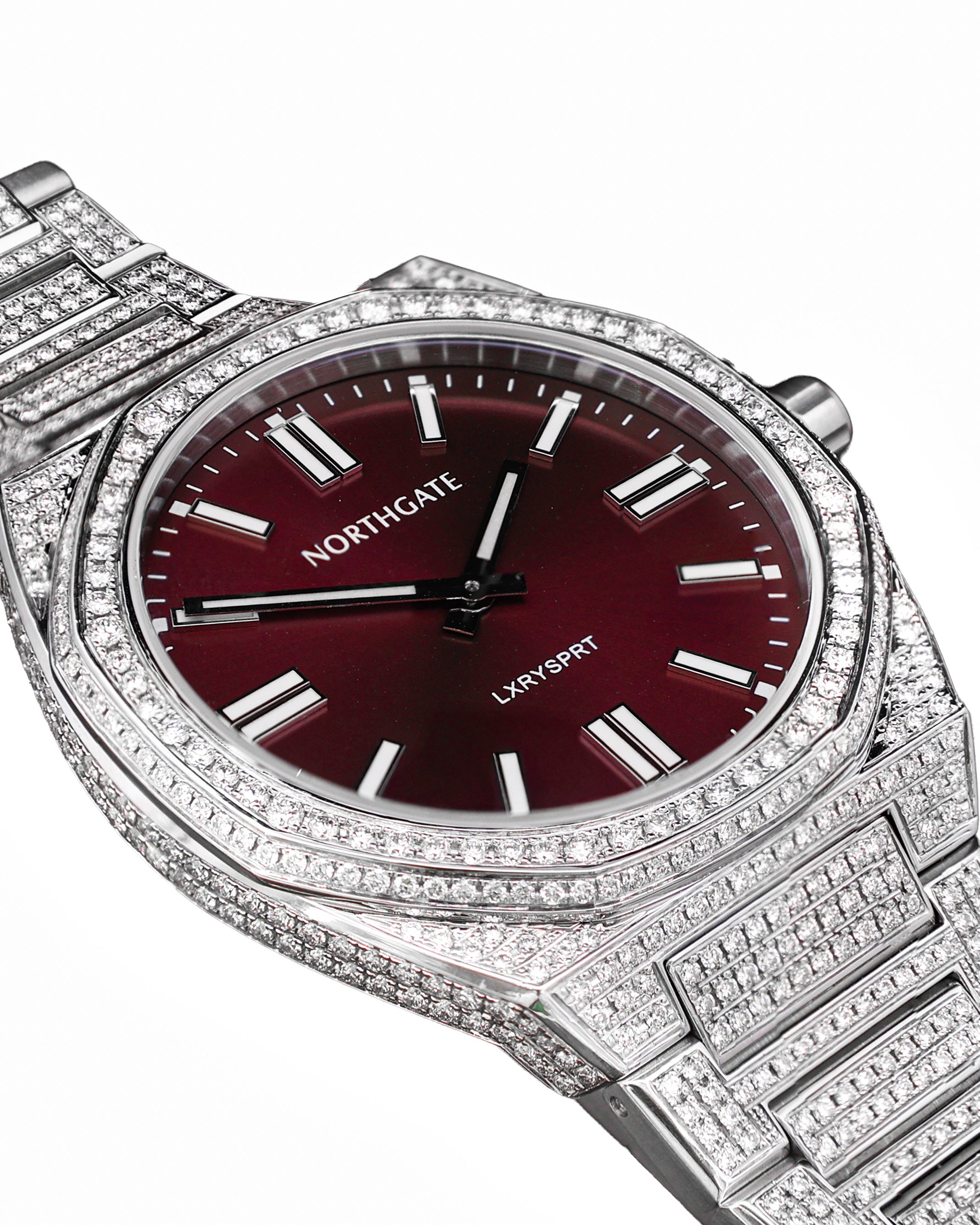 Full Diamond Club 40 Shiny Cherry Watch – 7.50ct.