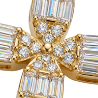 Enchanted Baguette Diamond Butterfly Necklace