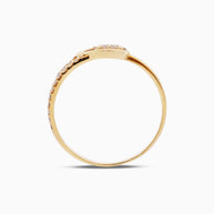 18K Gold Round Brilliant Diamond Timeless Solitaire Ring