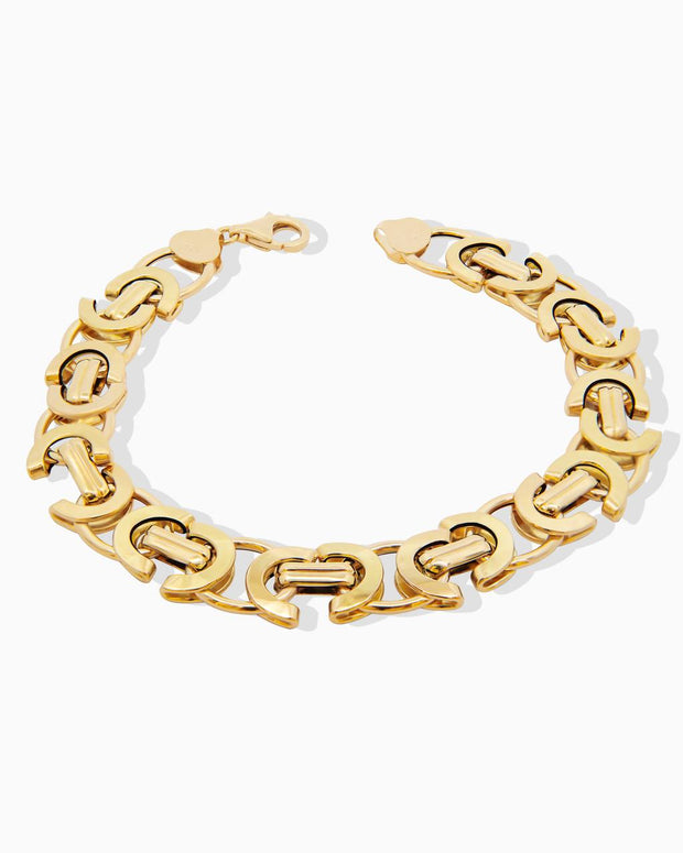 18K Yellow Gold Men’s Bracelet – 11.90g.