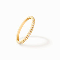 18K Yellow Gold Round & Oval Lab-Grown Diamond Ring – 1.40ct.