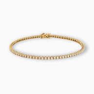 18K Gold Round Diamond Bracelet – 1.70ct.