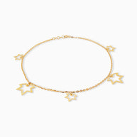 18K Yellow Gold Anklet
