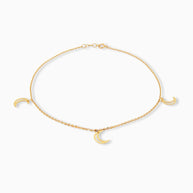 18K Yellow Gold Anklet