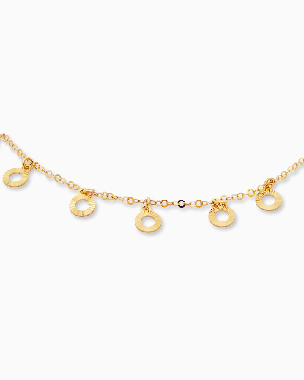 18K Yellow Gold Anklet