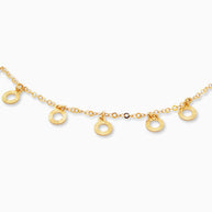 18K Yellow Gold Anklet