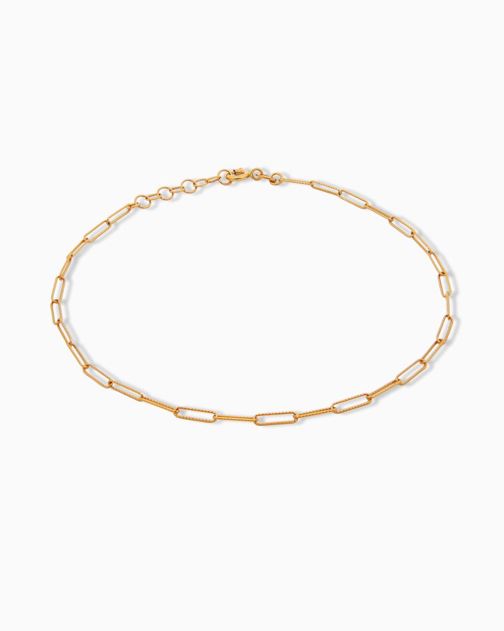 18K Yellow Gold Anklet