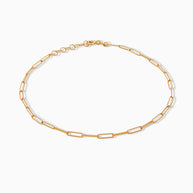 18K Yellow Gold Anklet