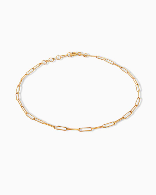 18K Yellow Gold Anklet