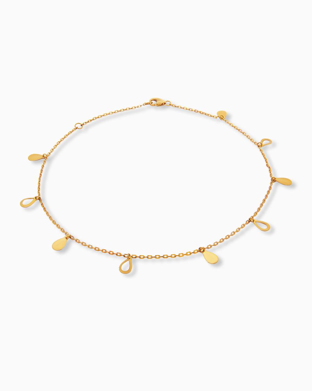 18K Yellow Gold Anklet