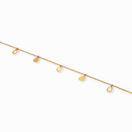 18K Yellow Gold Anklet