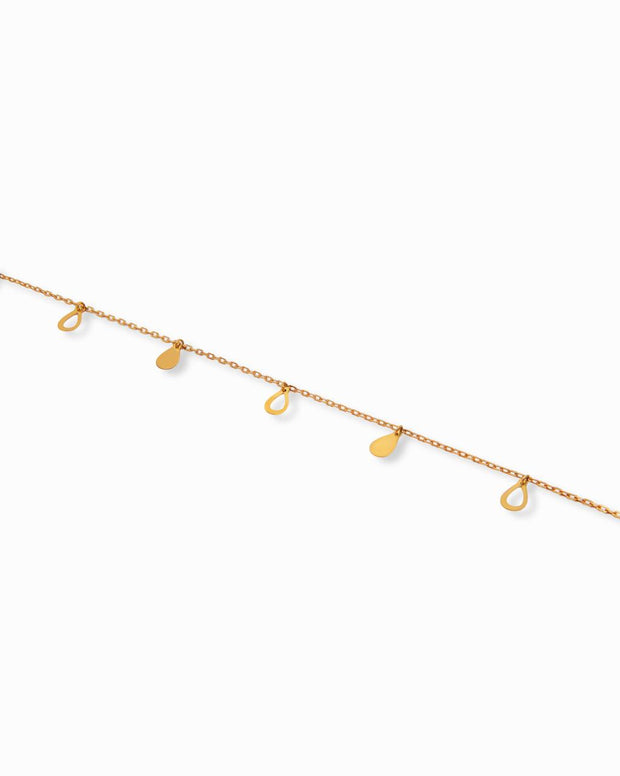 18K Yellow Gold Anklet