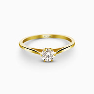 18K Gold Round Brilliant Exquisite Diamond Band