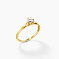 18K Gold Round Brilliant Exquisite Diamond Band