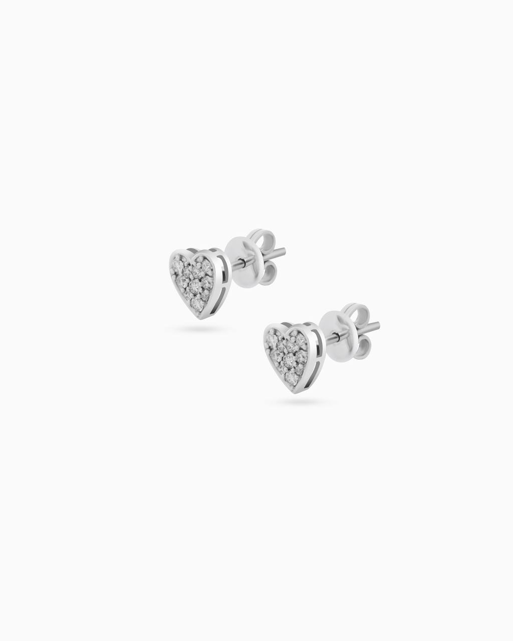 18K Gold Round Diamond Stud Earrings – 0.20ct.