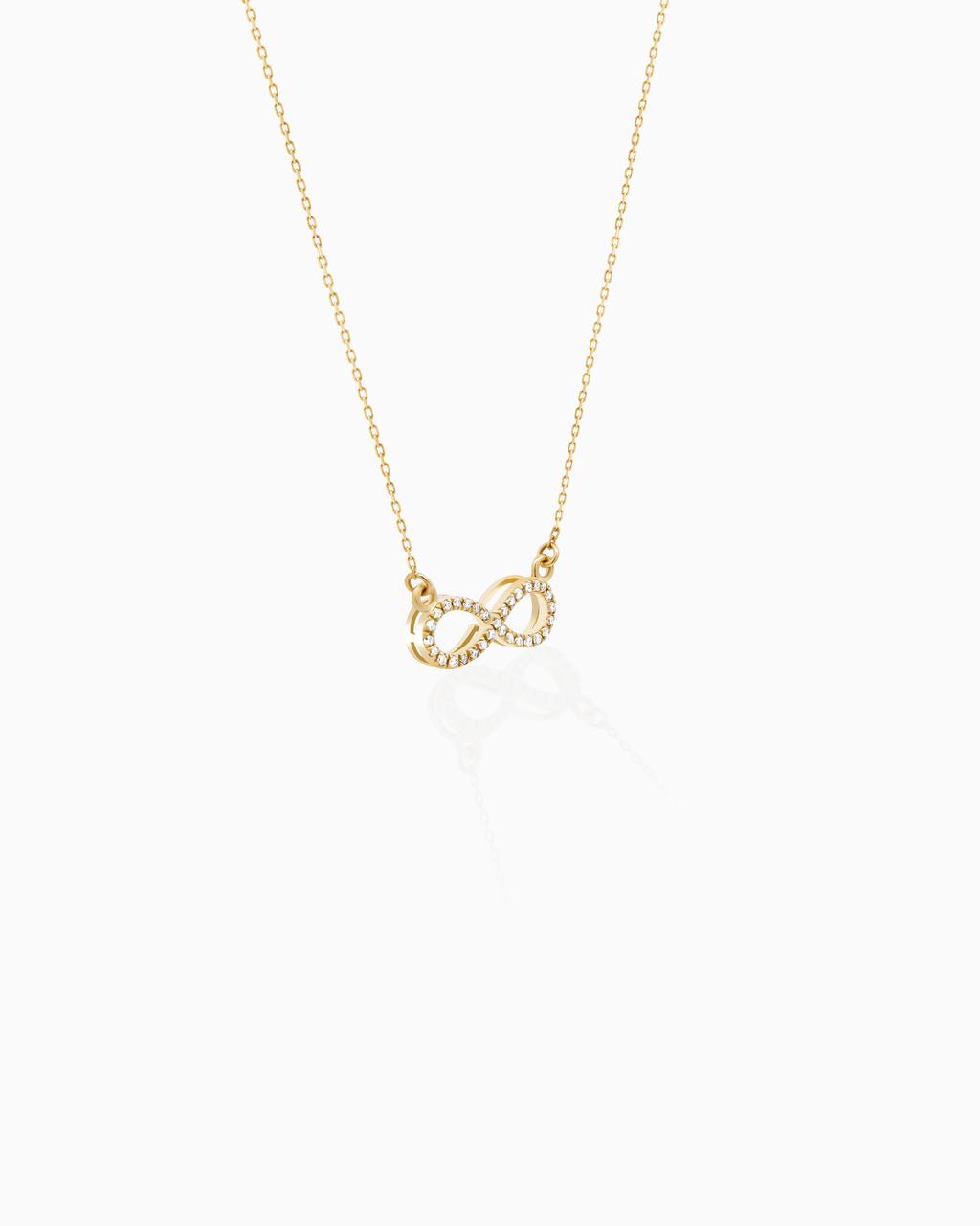 18K Yellow Gold 31-Stone Diamond Pendant Necklace – 0.10ct.