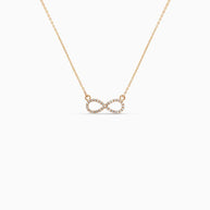 18K Yellow Gold 31-Stone Diamond Pendant Necklace – 0.10ct.