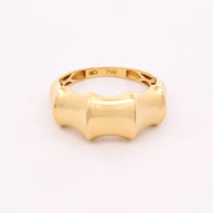 18K Gold Sculpted Band Ring