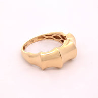 18K Gold Sculpted Band Ring