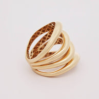 18K Gold Bold Knot-Style Ring – 7.40g.
