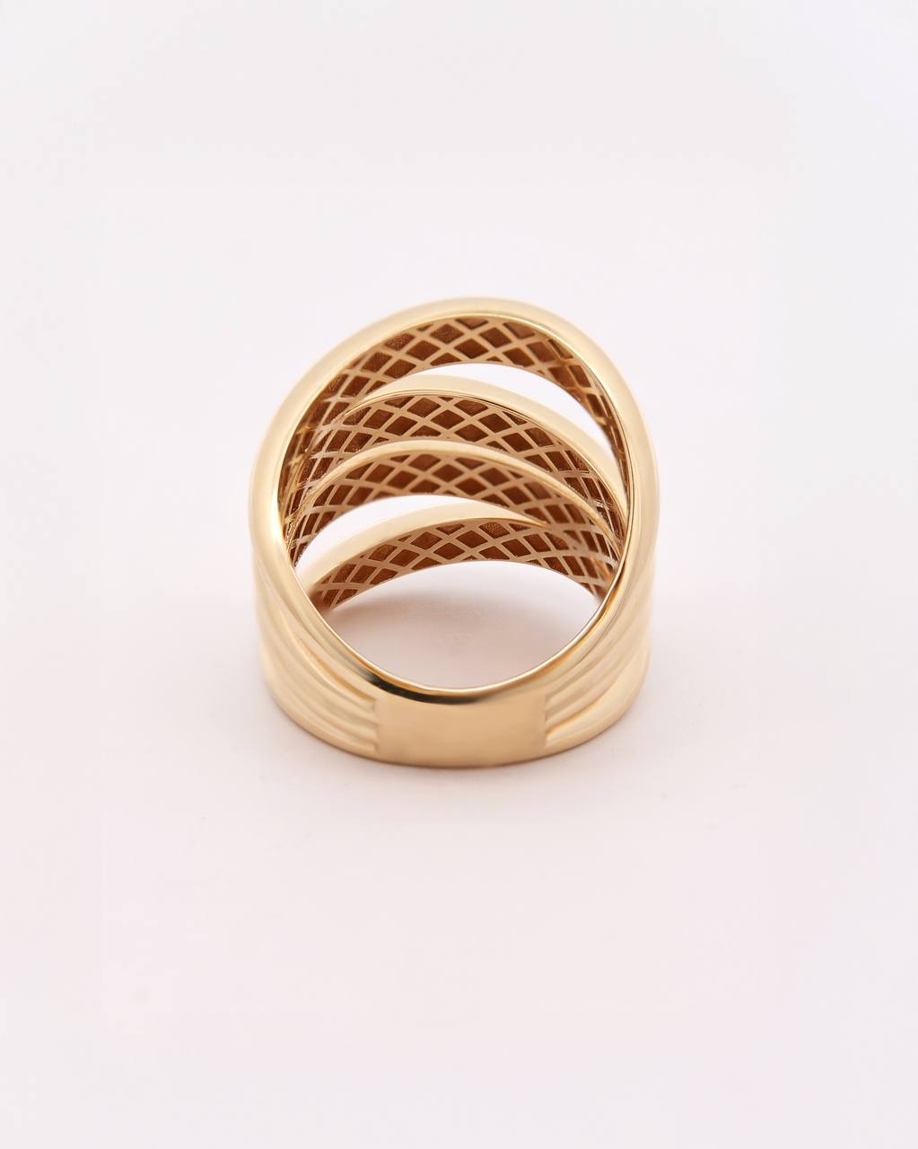 18K Gold Bold Knot-Style Ring – 7.40g.