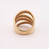 18K Gold Bold Knot-Style Ring – 7.40g.
