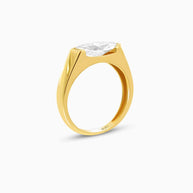 18K Yellow Gold East-West Marquise Lab-Grown Diamond Ring – 1.50ct.