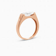 18K Yellow Gold East-West Marquise Lab-Grown Diamond Ring – 1.50ct.