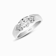 18K Yellow Gold East-West Marquise Lab-Grown Diamond Ring – 1.50ct.