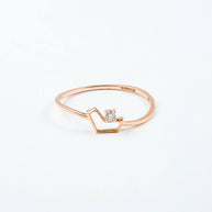 Vesper Solitaire Diamond Ring