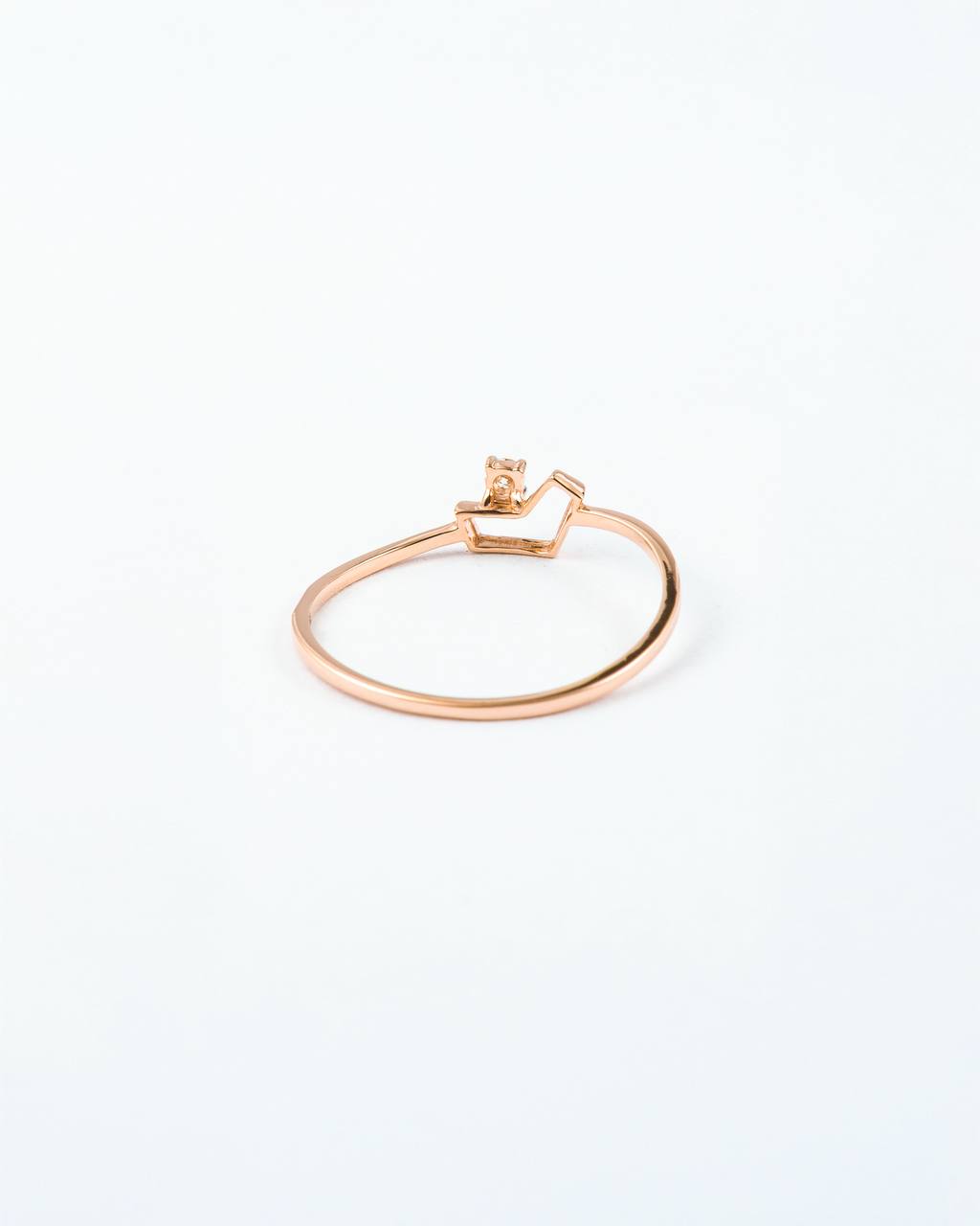 Vesper Solitaire Diamond Ring