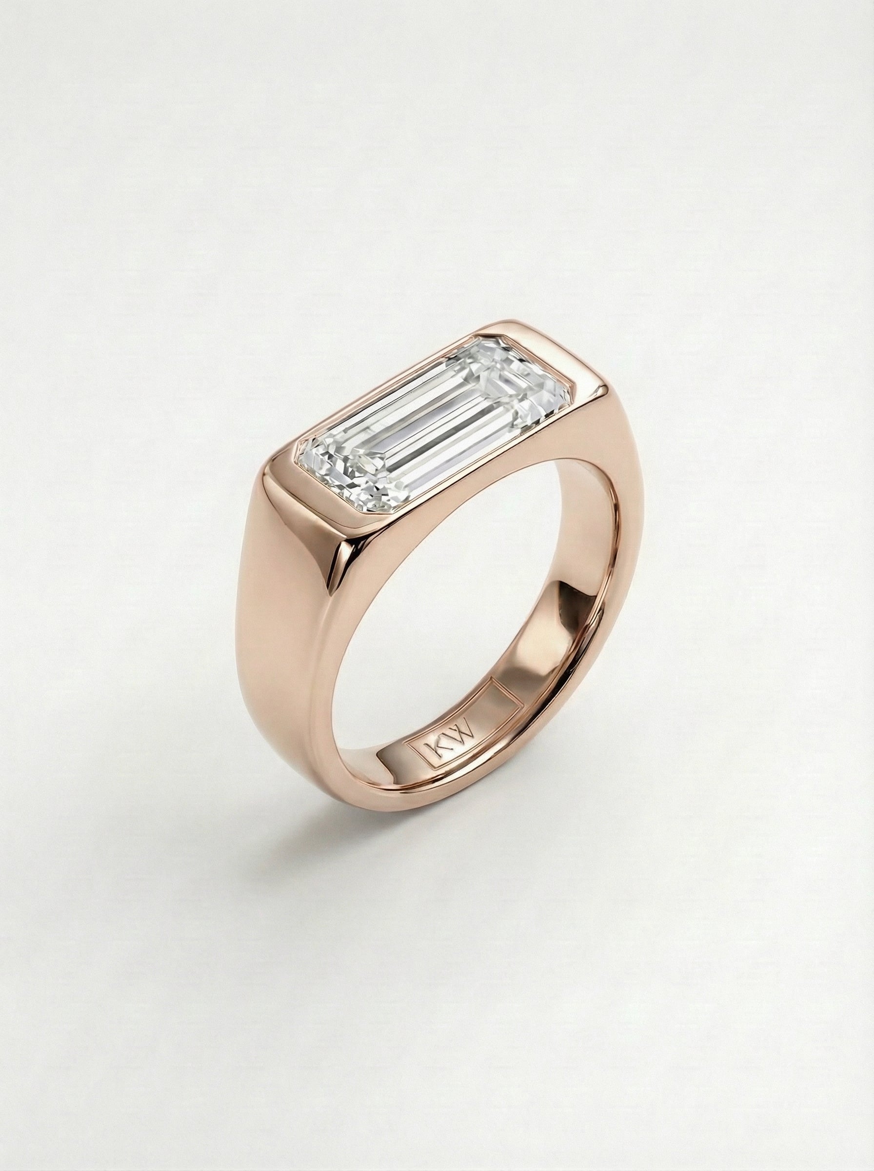 Imperial Emerald Signet Ring