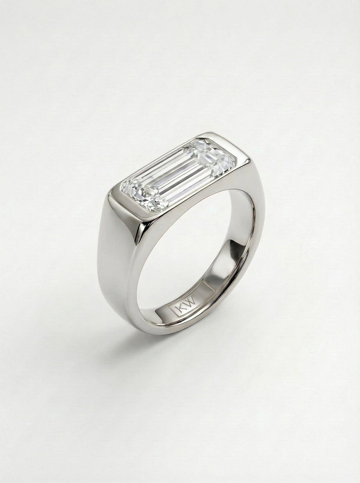 Imperial Emerald Signet Ring