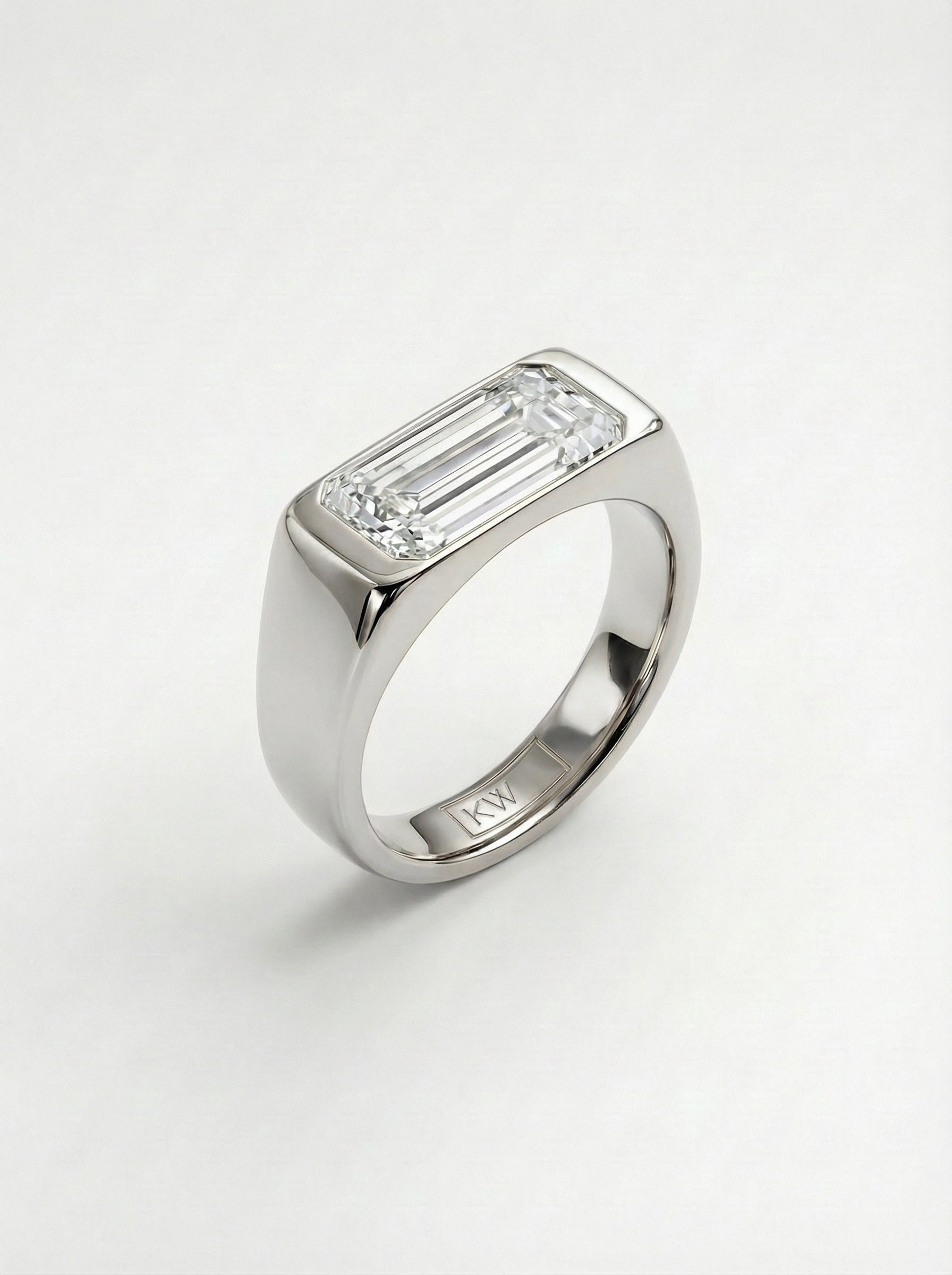 Imperial Emerald Signet Ring