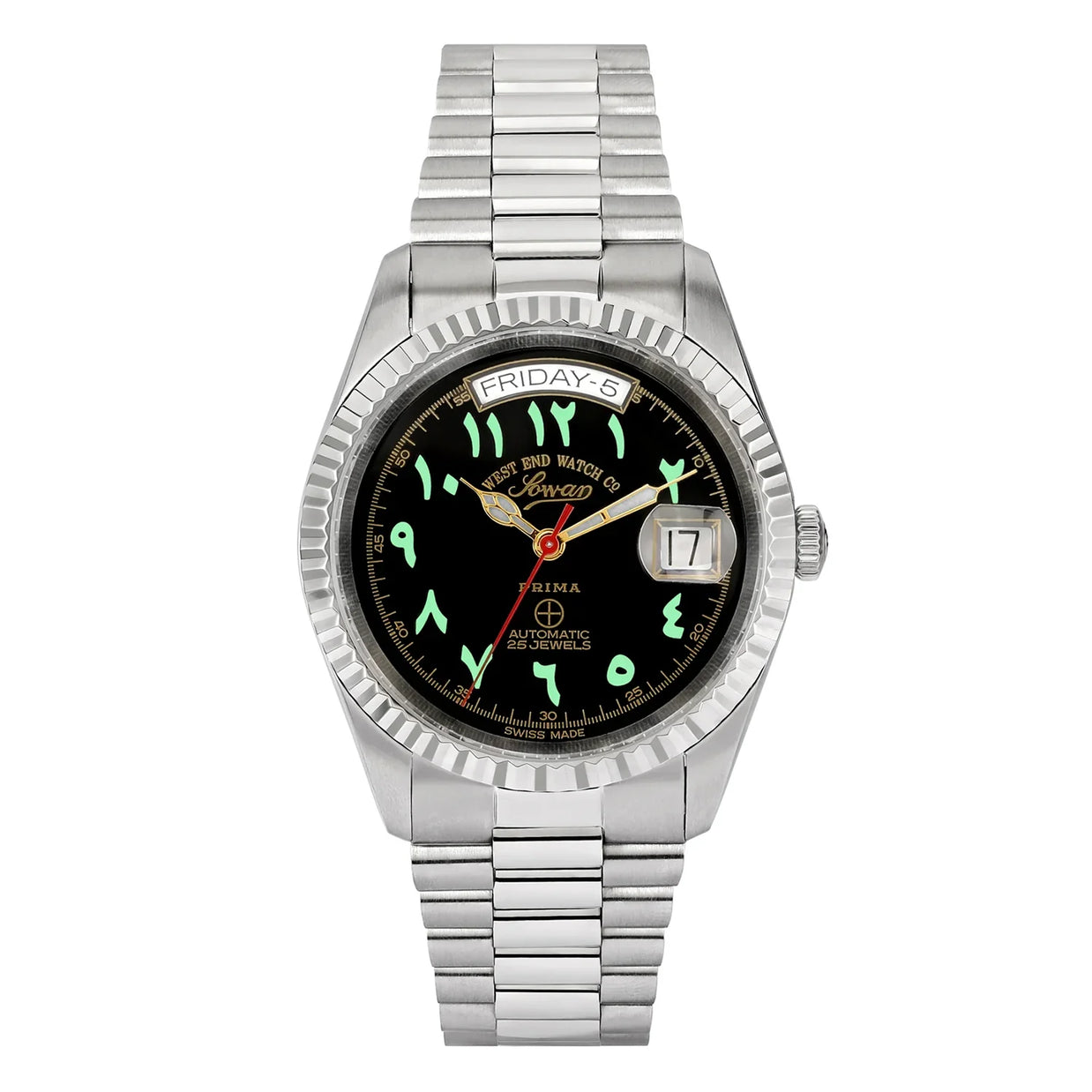West End The Classics Automatic 6828.10.0788 Black Dial with Arabic Figures Stainless Steel Unisex Watch