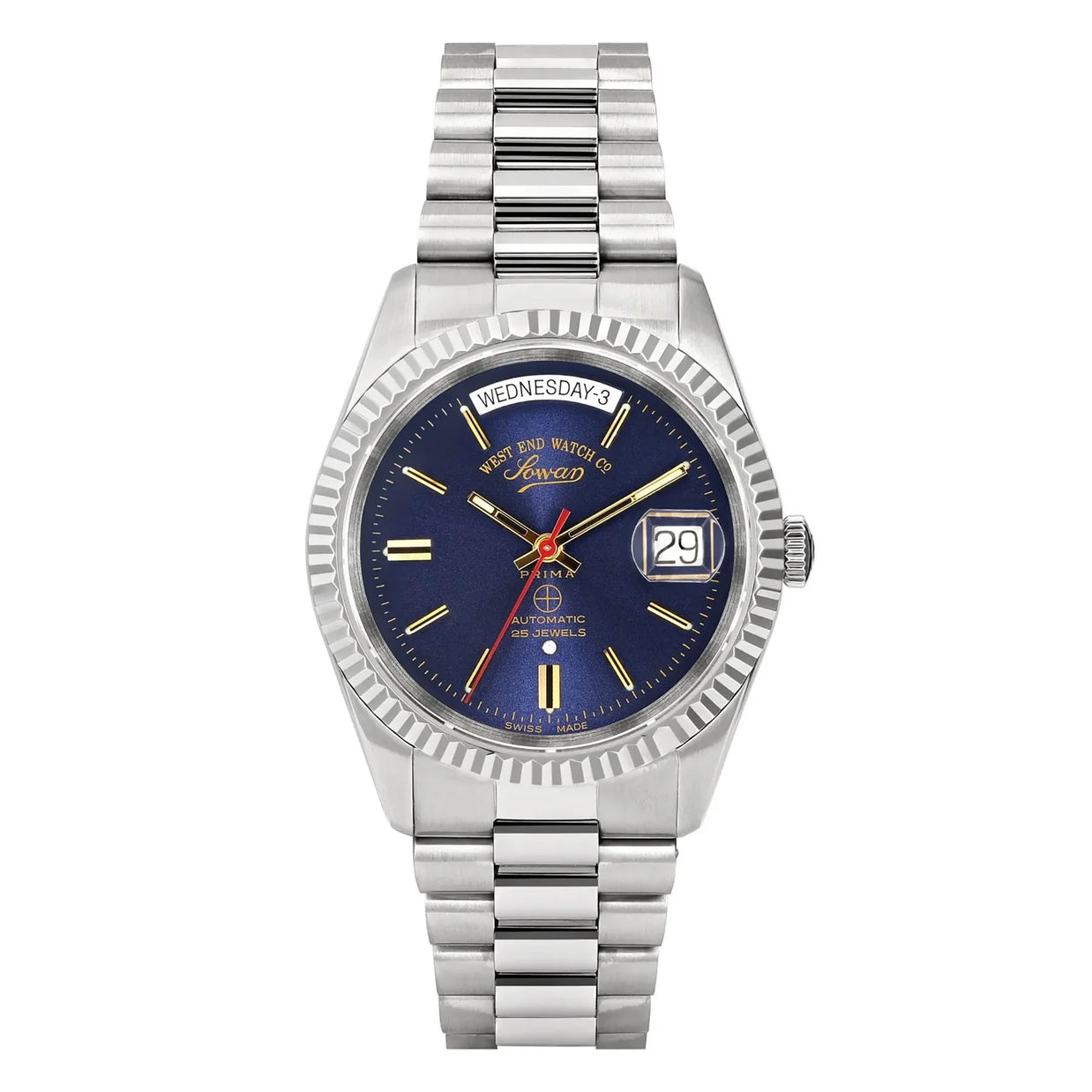 West End The Classics Automatic 6828.10.3226R Blue Dial Stainless Steel Unisex Watch