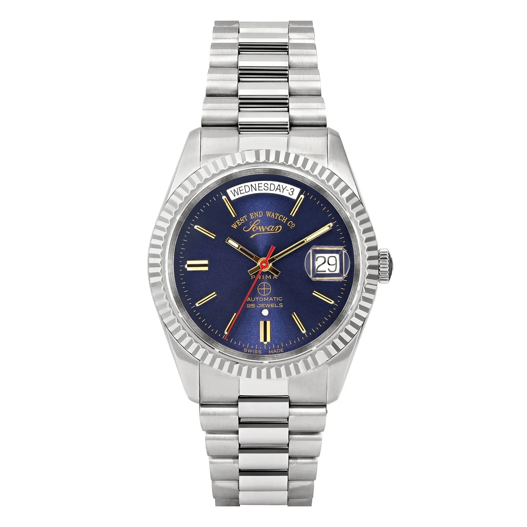 West End The Classics Automatic 6828.10.3226R Blue Dial Stainless Steel Unisex Watch